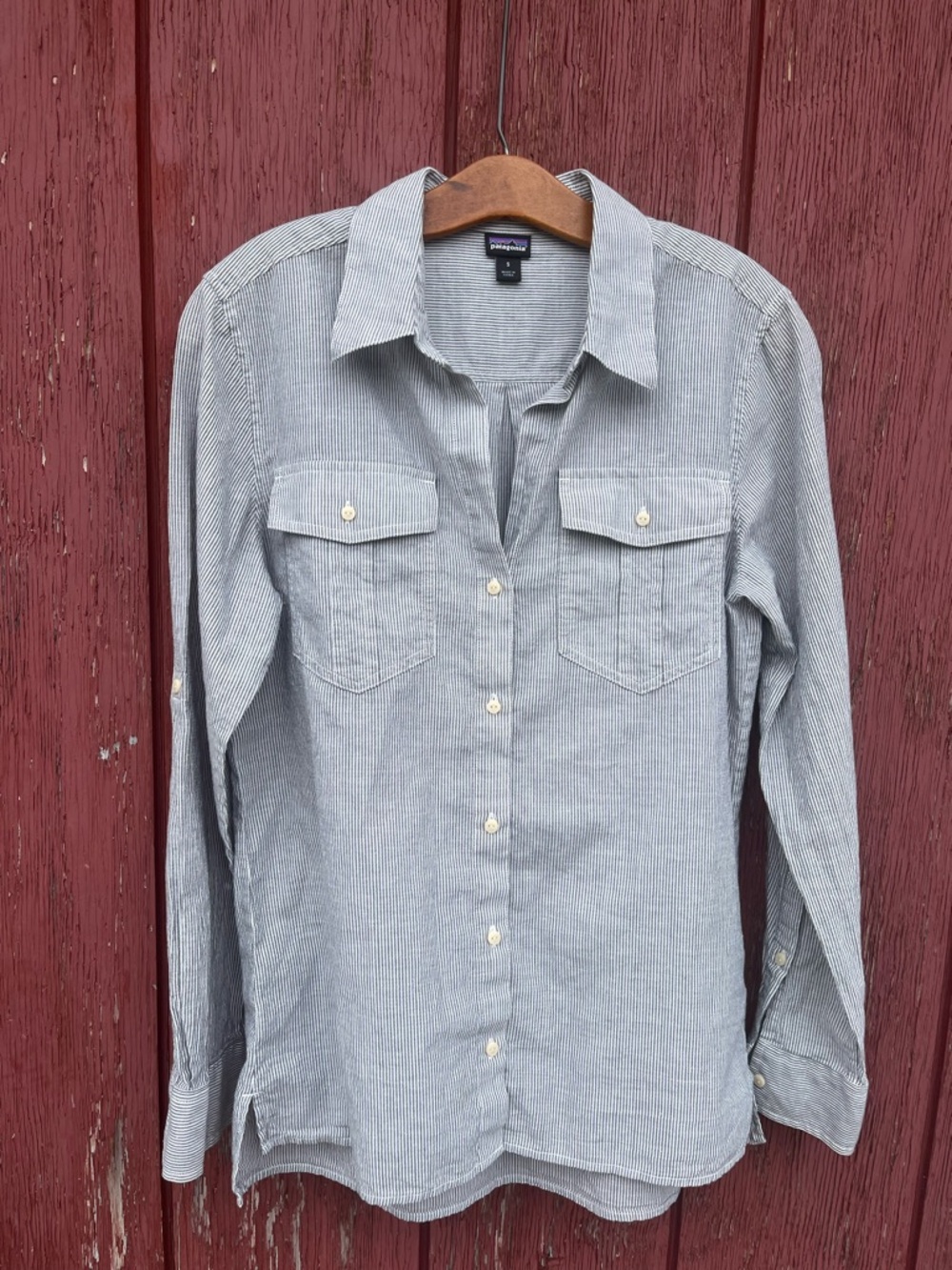 Patagonia Women’s Work Wear Pint Stripe Button-Down Shirt